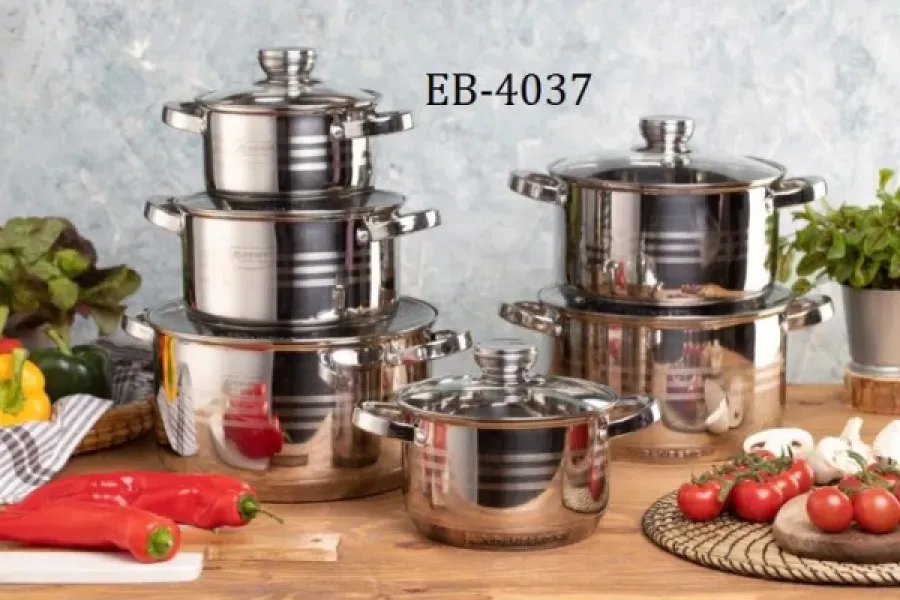 Edenberg Stainless Steel Cookware Set