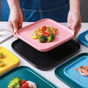 Square Ceramic Dish Porcelain Dessert Plate