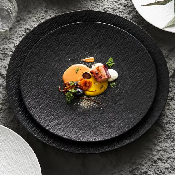 Rock Stone Texture Ceramic Tableware