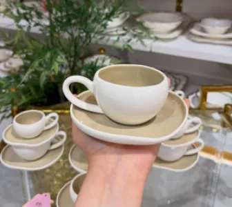 ✴️12pcs Premium Porcelain Cup & Cup saucer
