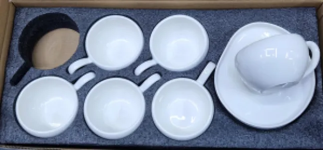 ✴️12pcs Premium Porcelain Cup & Cup saucer