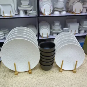 Rock Stone Texture Ceramic dinner set