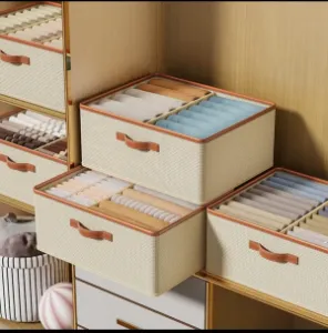 ✴️ Foldable Closet organizer & Storage of clothes with Removable Dividers.
