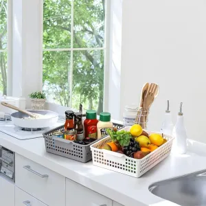 Multipurpose sundries storage baskets 3pcs set .