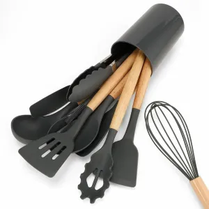12 pcs Silicone spoon set