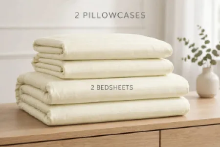 Stripped bedsheets