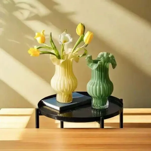 Fancy glass Flower vase