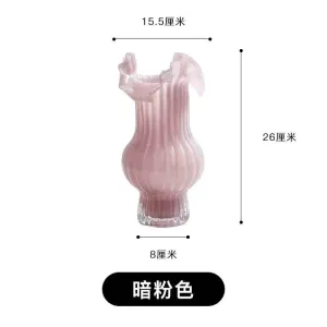 Fancy glass Flower vase