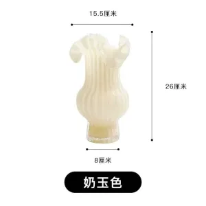 Fancy glass Flower vase