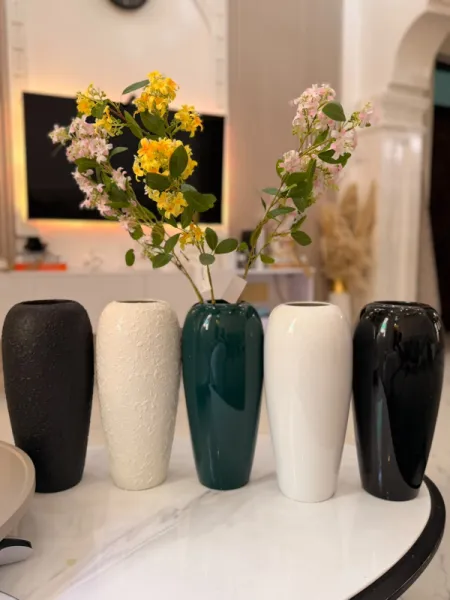 Fiber flower vases @3999