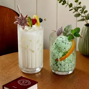 ✴️Vertical Ribbed Glassware