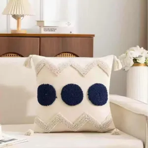 Tufted boho cushion covers
