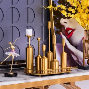 Luxury Gold Candle Holders,