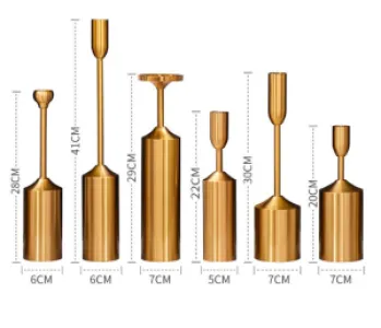 Luxury Gold Candle Holders,