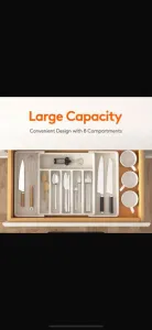 Expandable Cutlery Drawer organizer