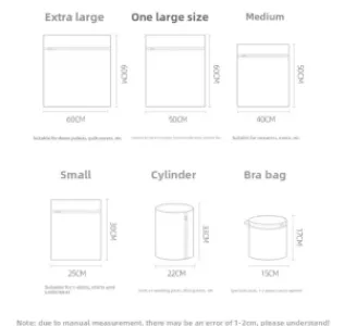 Laundry mesh bags.